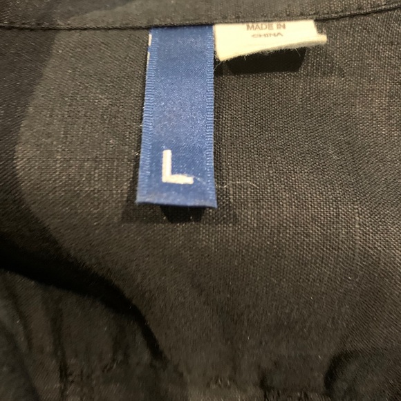 Men’s casual shirt black size L - Picture 4 of 4